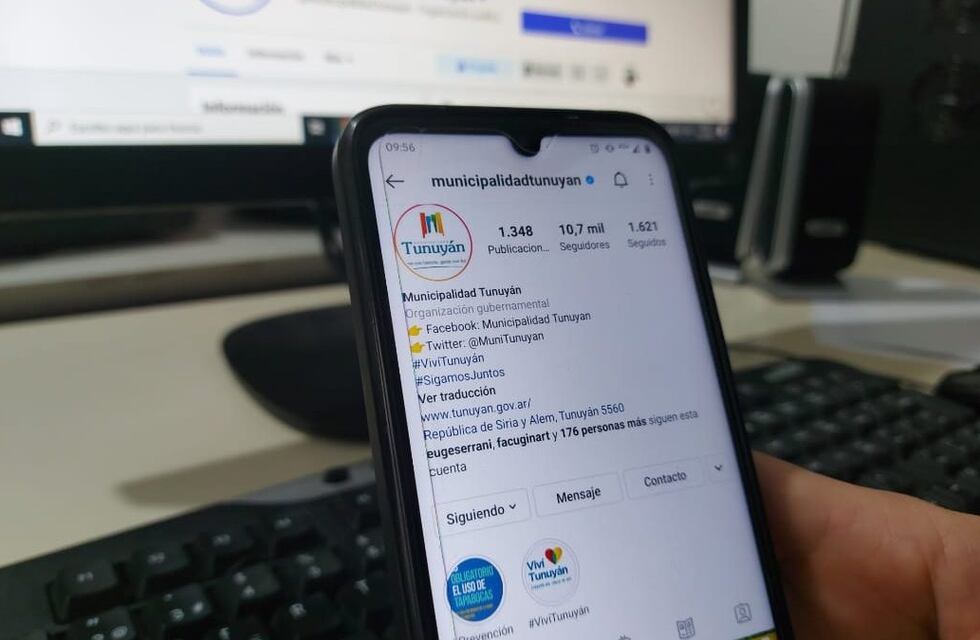 En Tunuyán las redes sociales municipales ya son cuentas verificadas
