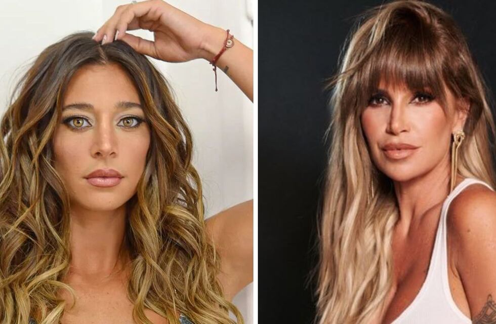 Flor Peña y Sol Pérez modelaron juntas con vestidos con transparencias y mucho brillo