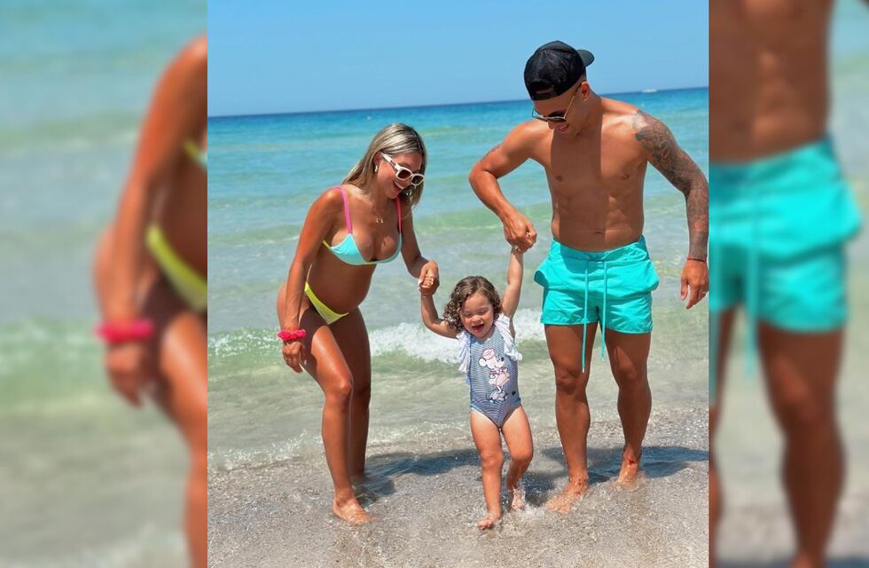 “Últimas vacaciones siendo 3″: el tierno posteo de Agustina Gandolfo de vacaciones con su familia
