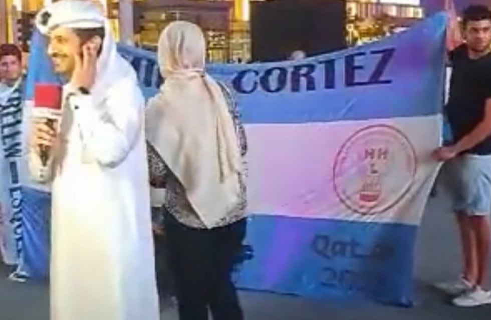 Mendoza presente en Qatar 2022: hinchas de Huracán Las Heras llegaron a Doha para alentar  a la Selección Argentina