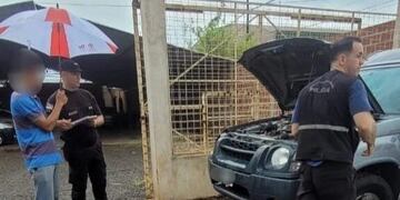 Posadas: la policía de Misiones secuestró autos robados.
