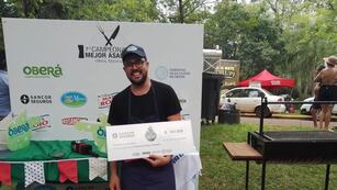 Se realizó con éxito el campeonato por el mejor asado en el Salto Berrondo de Oberá.
