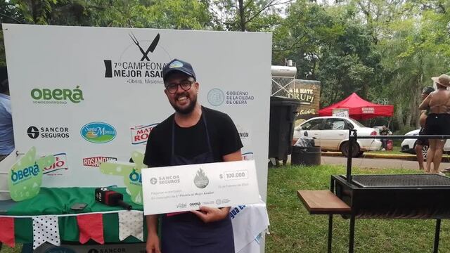 Se realizó con éxito el campeonato por el mejor asado en el Salto Berrondo de Oberá.