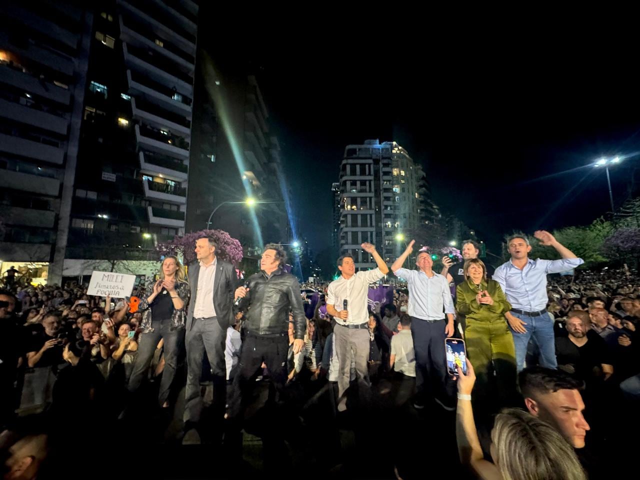 El acto de Javier Milei en el Parque Sarmiento, Córdoba. (Gentileza Prensa LLA)