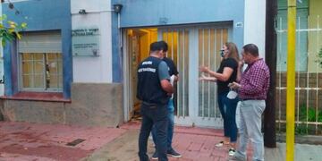 El geriátrico estaba ubicado en calle Rivadavia al 400 (Foto: Radiocanal)