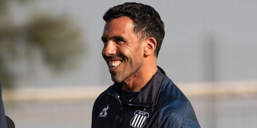Carlos Tevez se prepara para su debut como entrenador de Talleres. (Prensa Talleres).
