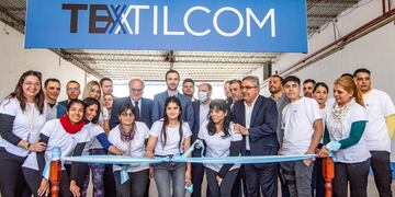 Industria: inauguraron una planta textil y una fábrica de confección