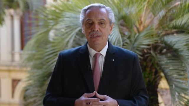 Por el Día de la Independencia, el presidente Alberto Fernández envió un mensaje