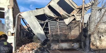 Incendio fatal en barrio San Martín de Córdoba. (Foto: Policía de Córdoba)