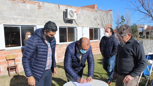 El intendente Carlos Sánchez visitó Claromecó