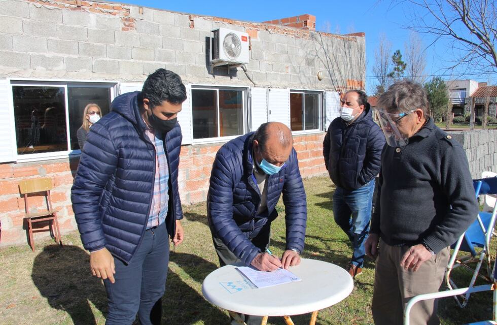 El intendente Carlos Sánchez visitó Claromecó