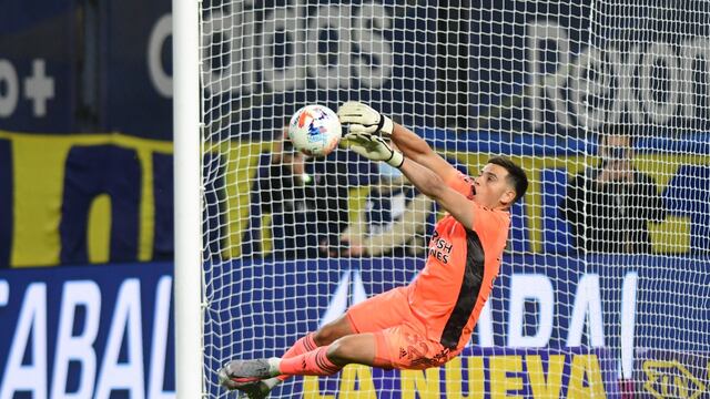 El juvenil de River Alan Díaz tuvo una gran actuación contra Boca.