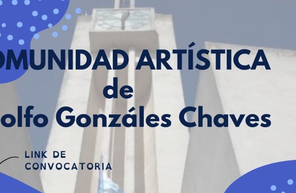 Invitan a inscribirse en el Catálogo Comunidad Artística 2024 de Gonzales Chaves