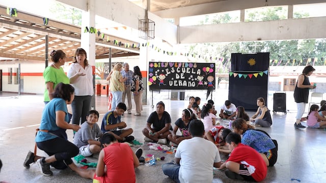 Destacan las tareas que se realizan en "La Kermés de las Infancias"