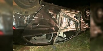 El joven de 21 años fue hospitalizado con politraumatismos.