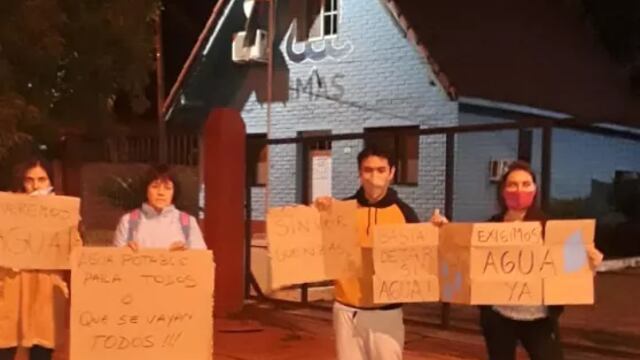 Las protestas se llevaron a cabo hoy a la tarde noche.