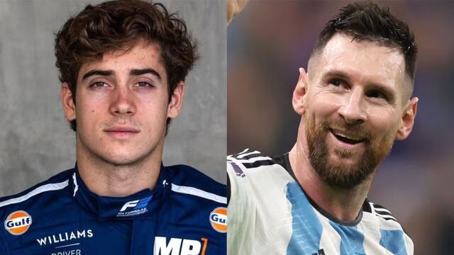 Franco Colapinto habló sobre Lionel Messi.