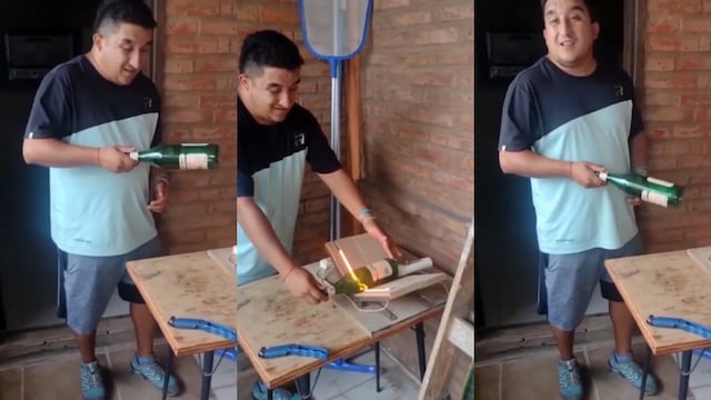 El desopilante video comienza sin sobresaltos pero termina de una forma inesperada.