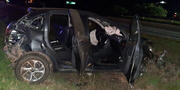 Un gendarme perdió la vida tras despistar con su vehículo