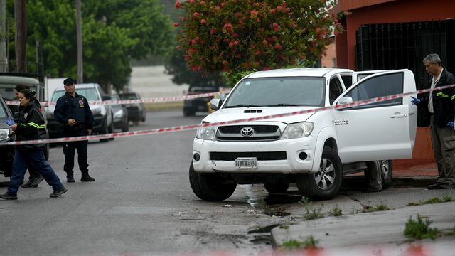 Asesinaron al albañil Juan Carlos Luna, en barrio Comercial, para robarle su camioneta. (Ramiro Pereyra / La Voz)