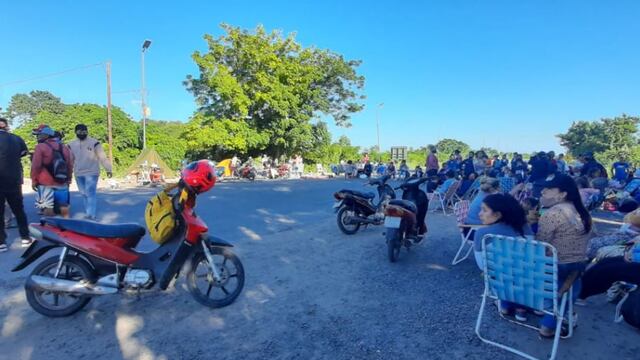 Cortaron nuevamente la ruta 11 a la altura del puente Blanco. Piden módulos