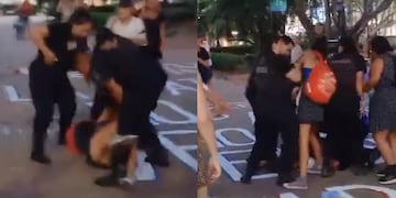 Siete detenidos en el marco de una protesta en Rosario