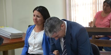 Los acusados por la muerte de Nélida Villar.