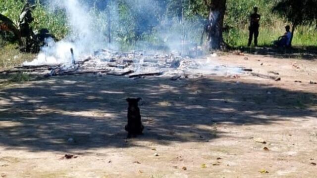 Fortín Mbororé: un incendio consumió por completo una vivienda.