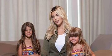 Wanda Nara y sus hijas