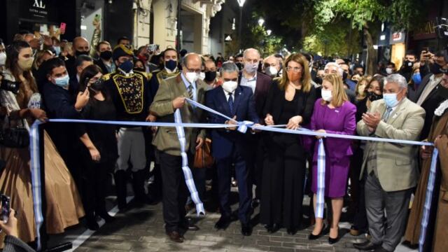 Inauguraron las nuevas semipeatonales.