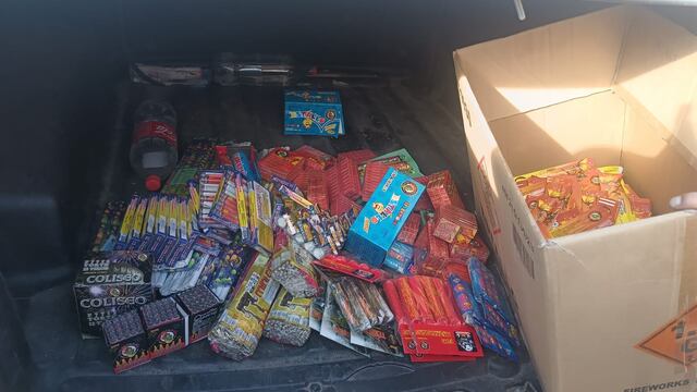 La Municipalidad de Córdoba secuestró una gran cantidad de pirotecnia.