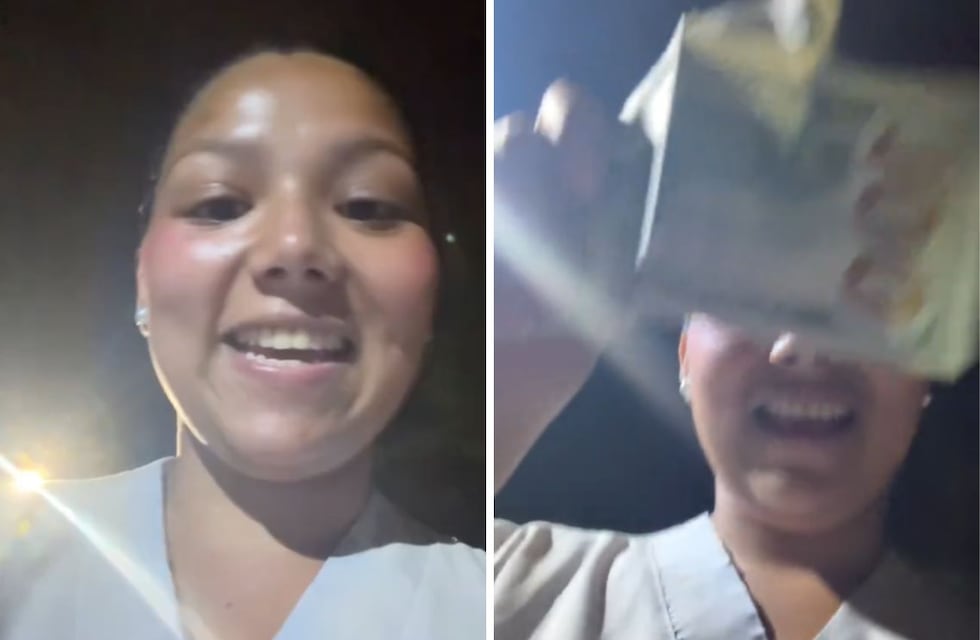 Trabajó en Navidad, volvió a su casa de madrugada en bicicleta y sorprendió con lo que ganó: “Estoy muy feliz”