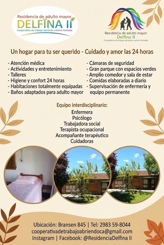 Tres Arroyos tendrá una residencia cooperativa para adultos mayores desde marzo de 2026