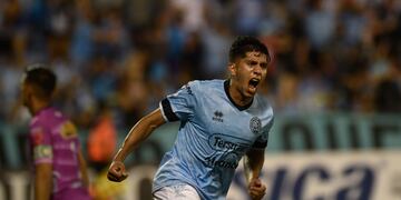 Maximiliano Comba le dio el envión a Belgrano para la remontada (Ramiro Pereyra).