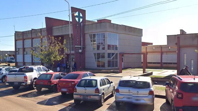 Corrientes. El subteniente murió luego de ser trasladado al hospital San José de Paso de los Libres. (Google Street View)