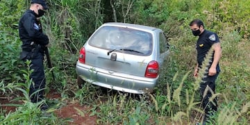 Dos de Mayo: hallaron un automóvil con pedido de secuestro en Oberá. Policía de Misiones