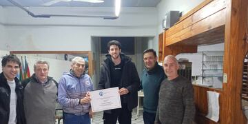 Leandro Bolmaro homenajeado por el Circulo de Periodistas de Las Varillas