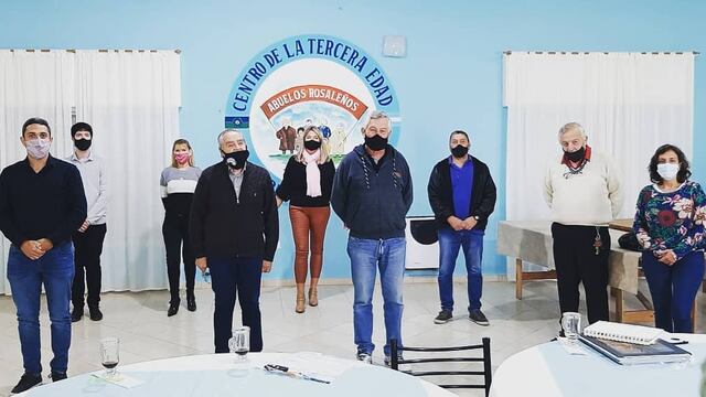 El Centro de la Tercera Edad Abuelos Rosaleños recibió subsidios por 140 mil pesos