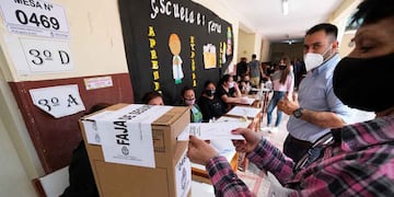En Corrientes participó de la elección a gobernador el 66% del padrón (Foto Germán Pomar/Télam/VIC)