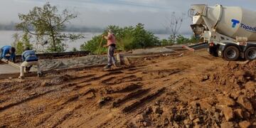 Las obras están siendo ejecutadas por la Dirección Provincial de Vialidad.