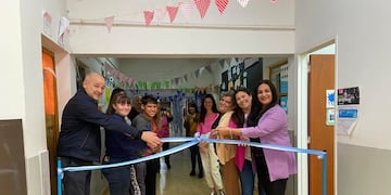 Quedó inaugurada la obra de ampliación de la Escuela Secundaria N°6 del barrio Nueva Bahía