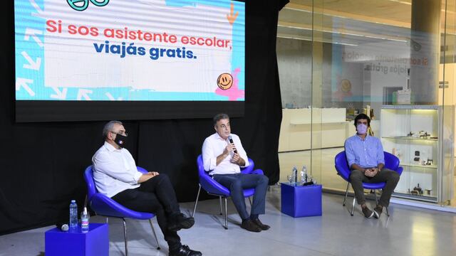 Presentación del Boleto Educativo Gratuito en Rafaela