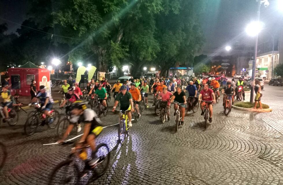Importante convocatoria en la primera bicicleteada del 2022