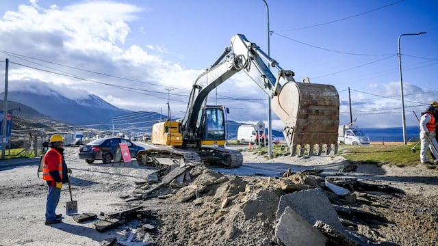 Ushuaia: corte de tránsito en la rotonda de Andorra