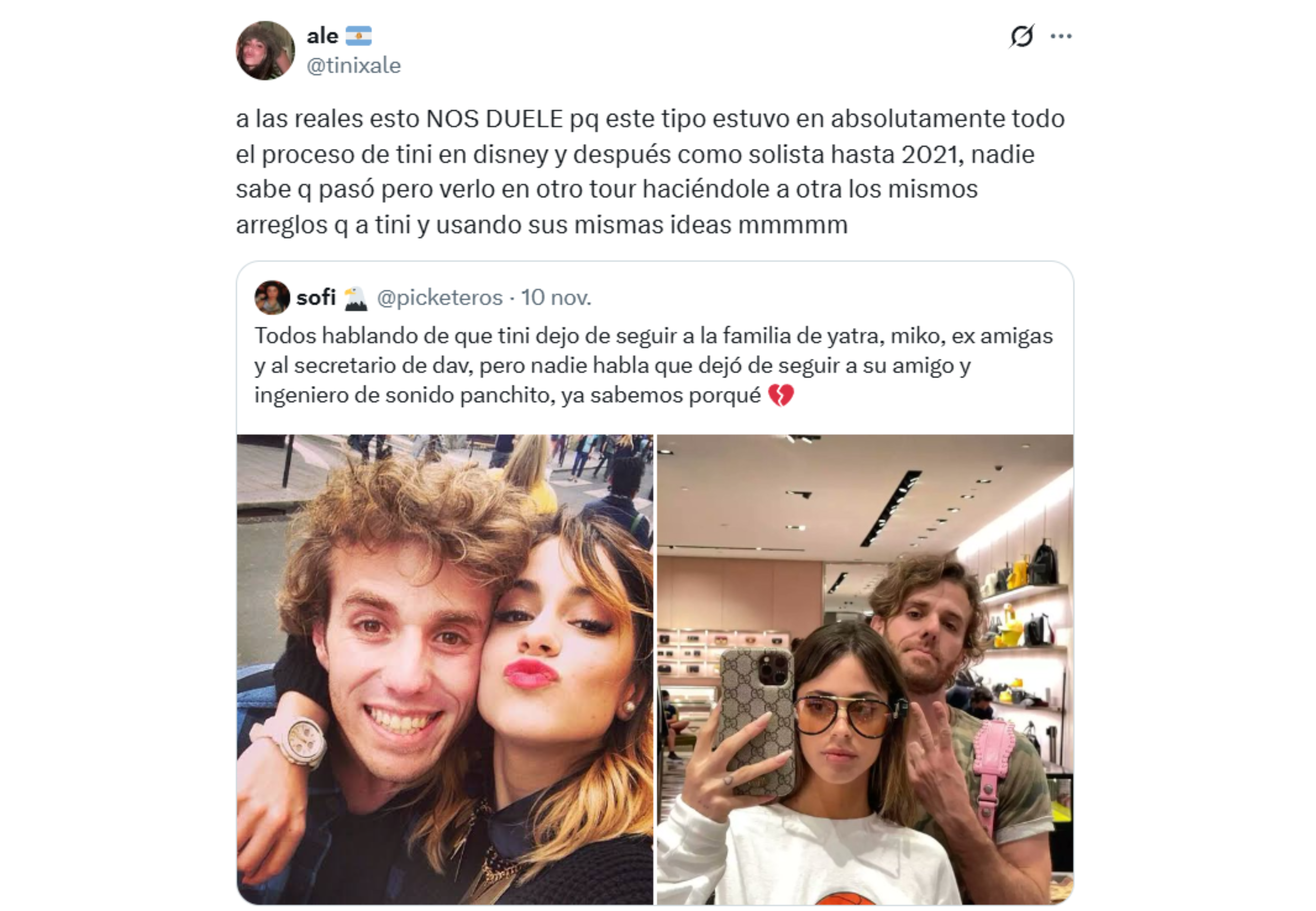 Las especulaciones de las fans.