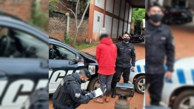 Terminaron detenidos dos jóvenes por actos ilícitos en Apóstoles.