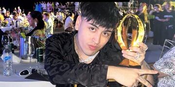 Tiago PZK en los premios Heat