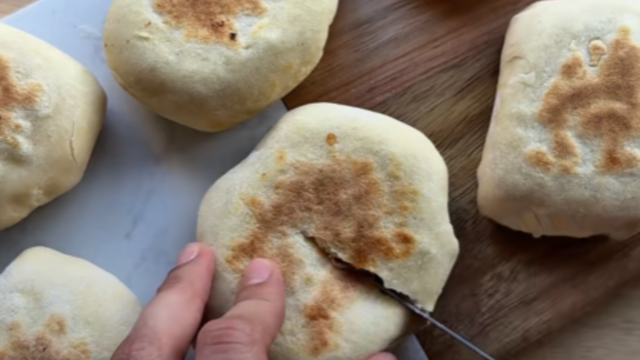 Cómo hacer pancitos rellenos sin horno.