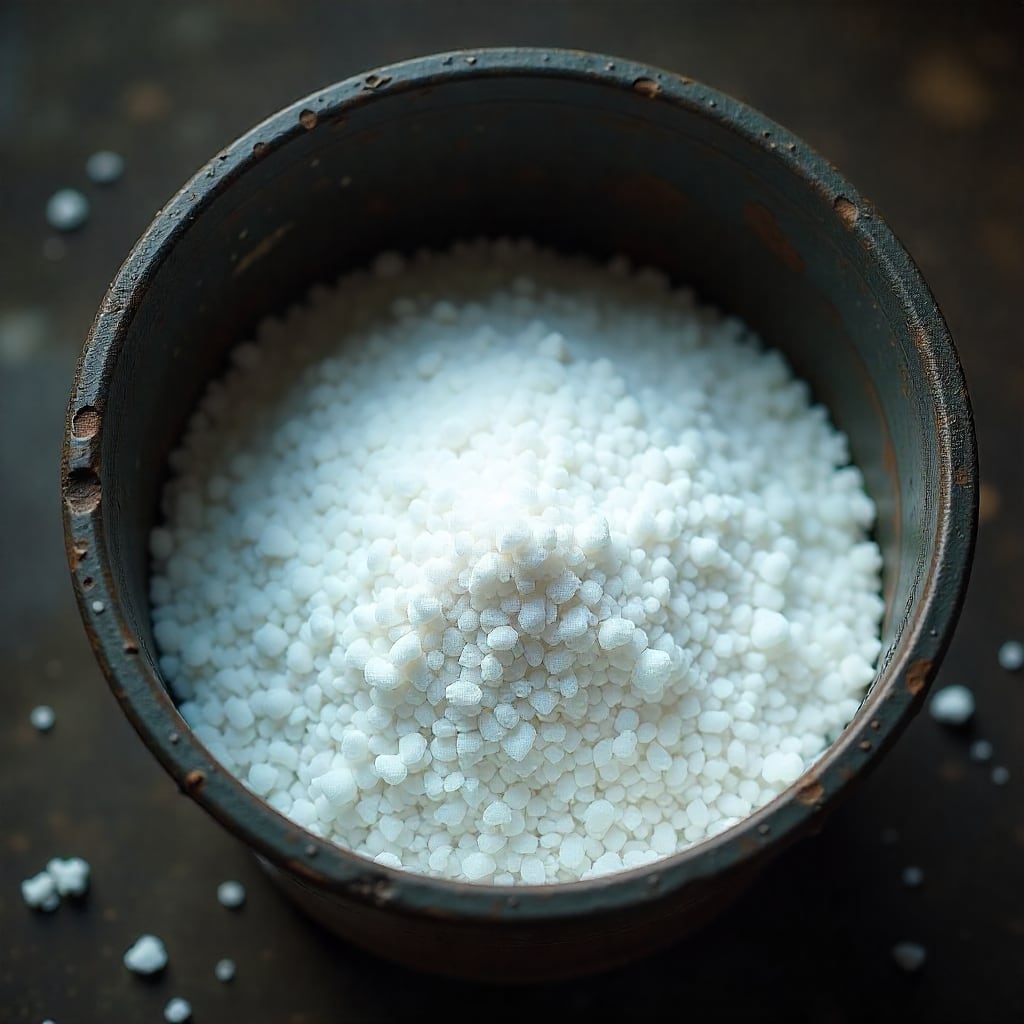 Colocar sal en el tacho de basura