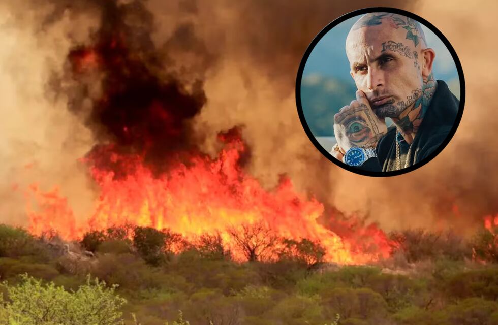 El cantante de Ke Personajes se solidarizó con Córdoba por los incendios desatados